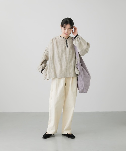 かぐれ（カグレ）の「コットンデニムイージーパンツ（デニムパンツ