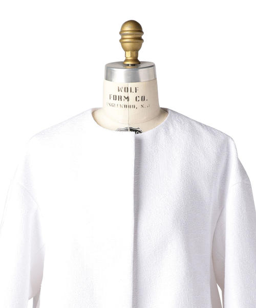 Drawer（ドゥロワー）の「Drawer コットンノーカラージャケット