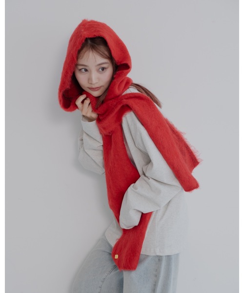 JUMELLE（ジュメロ）の「モヘアフードマフラー（マフラー）」 - WEAR