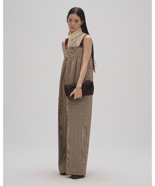 TODAYFUL（トゥデイフル）の「Check Wide Combinaison（つなぎ