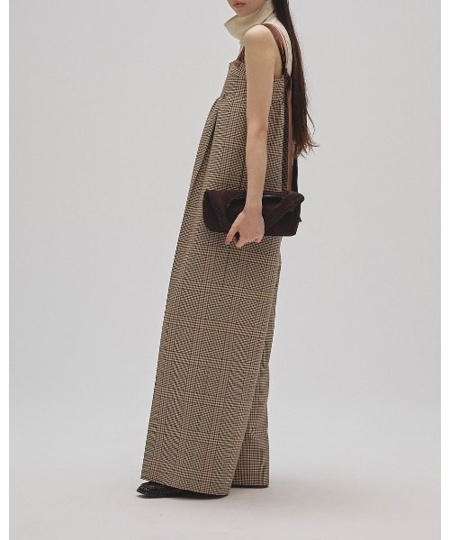 TODAYFUL（トゥデイフル）の「Check Wide Combinaison（つなぎ