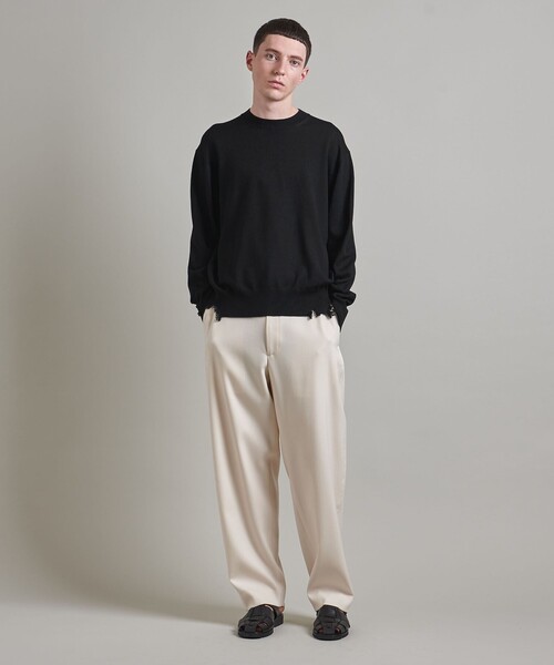 LOEFF（ロエフ）の「＜LOEFF＞ダメージ クルーネック ニットプル