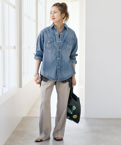 追加》Spick&Span SHOPPER BAG*（トートバッグ）｜Spick & Span