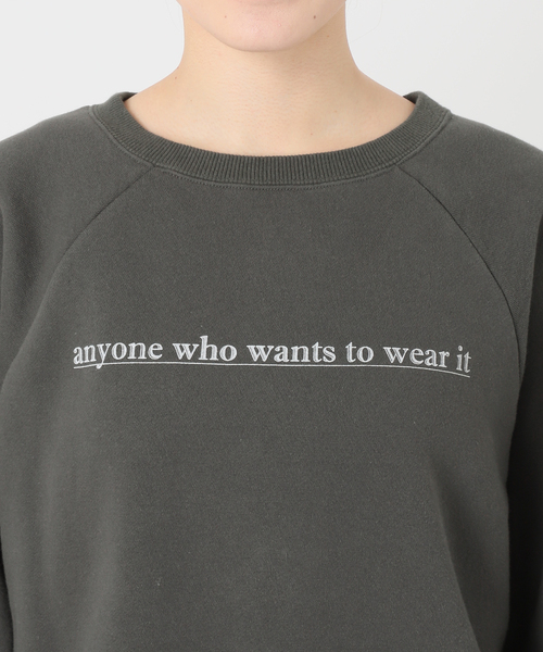 セール】【haru×FRAMeWORK】ロゴスエット（スウェット）｜FRAMeWORK