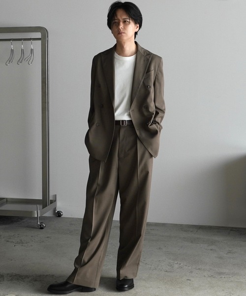 HIGH TWIST PE DOUBLE SUIT（スーツセット）｜WYM LIDNM（ウィム バイ
