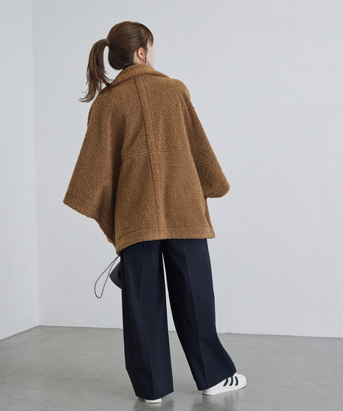 FRAMeWORK（フレームワーク）の「ボアポンチョコート（ブルゾン）」 - WEAR