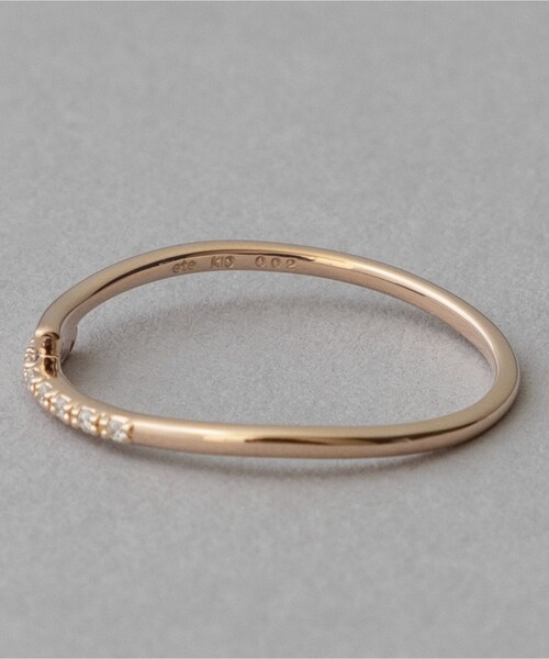 レイヤード] K10YG ダイヤモンド リング（リング）｜ete（エテ）の