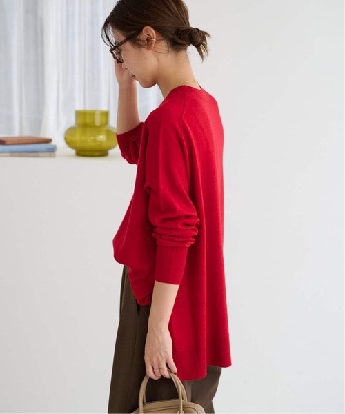 セール】《一部WEB限定追加 / 新色》BiellaYarnワイドクルーネックプル