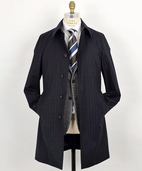 SHIPS（シップス）の「SD: ボンディング ウール チョークストライプ