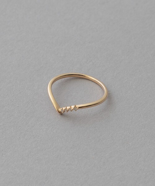 ete（エテ）の「○K10YG ダイヤモンド ピンキーリング（リング）」 - WEAR