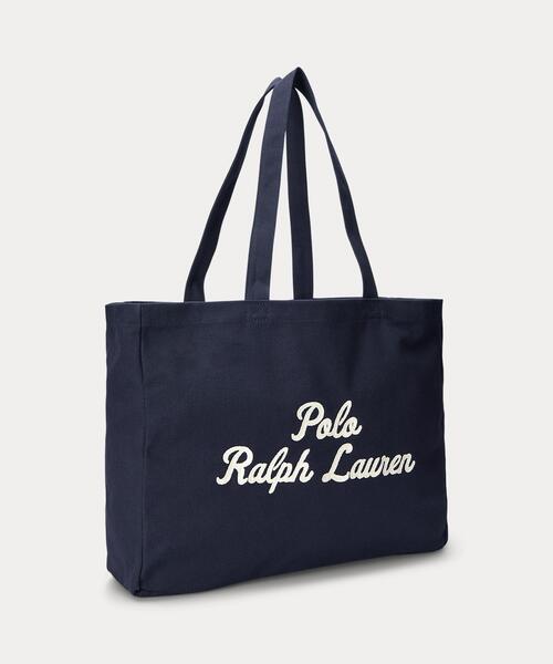エンブロイダリー キャンバス トート（トートバッグ）｜POLO RALPH