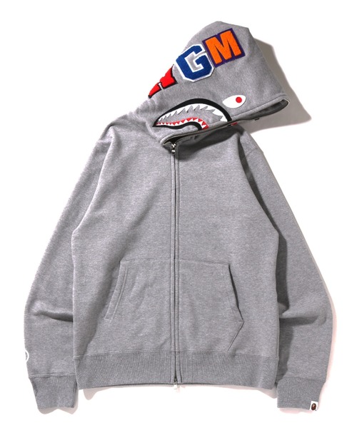 A BATHING APE（アベイシングエイプ）の「SHARK FULL ZIP HOODIE M