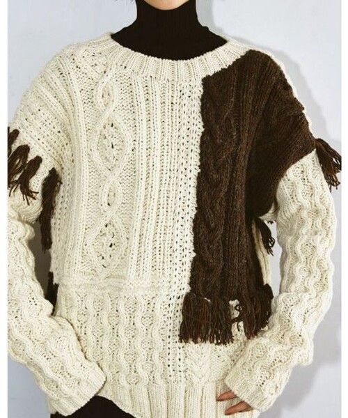 TODAYFUL/トゥデイフル パッチワークハンドニット 【公式通販】