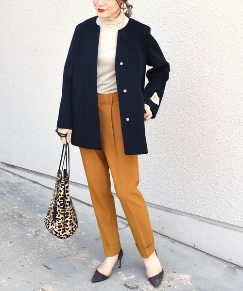 SHIPS（シップス）の「SUPER140キーネックショートコート◇（その他