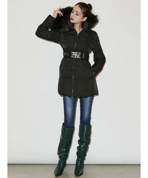 GYDA（ジェイダ）の「GGベルト付LONG中綿コート（その他アウター