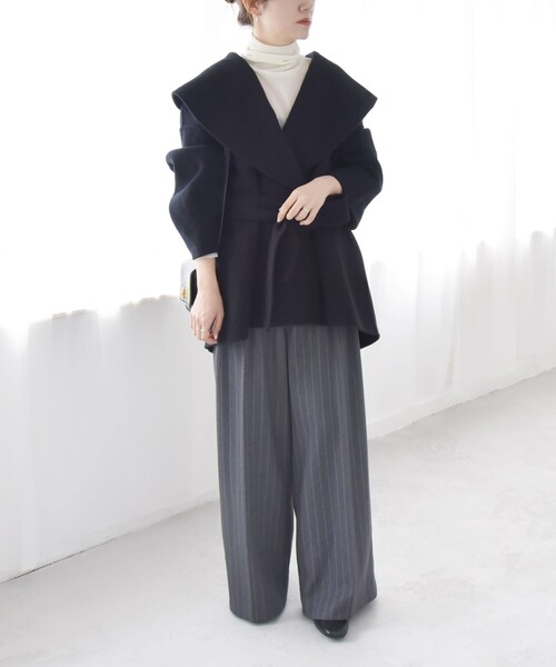 quaranciel: リバー ケープ ショート コート 25AW（その他アウター