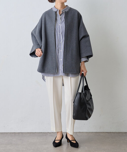 BEARDSLEY（ビアズリー）の「ウールポンチョコート（その他アウター