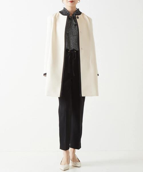 Tiara（ティアラ）の「バイカラーハーフコート（その他アウター）」 - WEAR