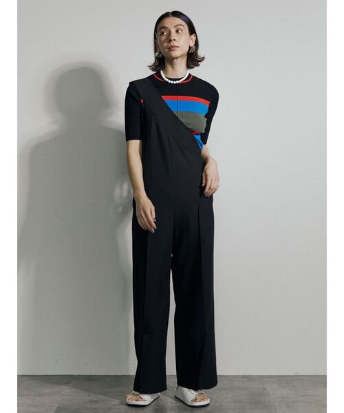 UN3D.（アンスリード）の「ワンショルダーオールインワン（つなぎ