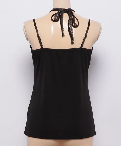 axes femme（アクシーズファム）の「レースホルターネックキャミ
