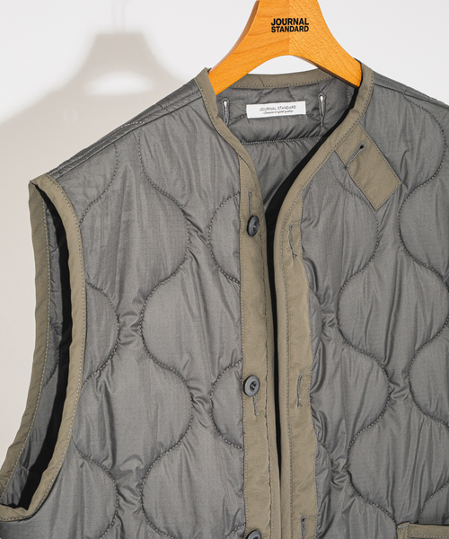 M65 カラーライナー キルティング ベスト（ミリタリージャケット