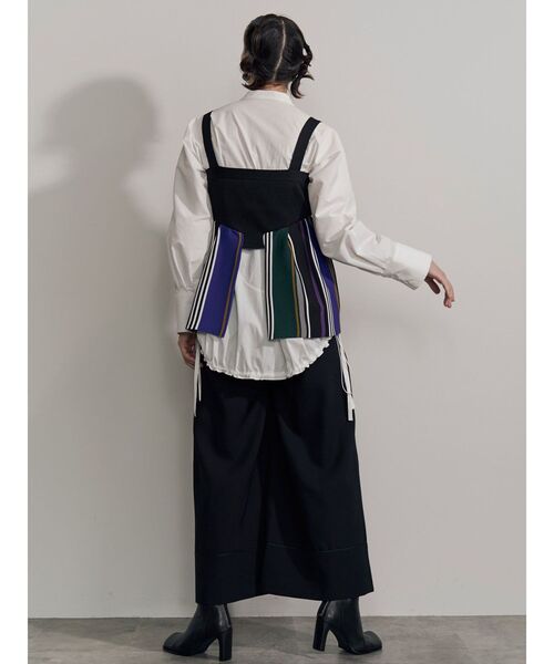 UN3D.（アンスリード）の「ウェーブラインギャザーシャツ（シャツ