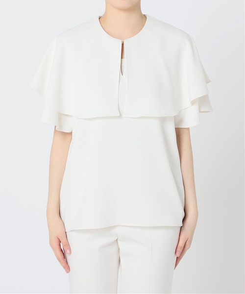 Noble（ノーブル）の「○《追加》ケープフリルブラウス 2（シャツ