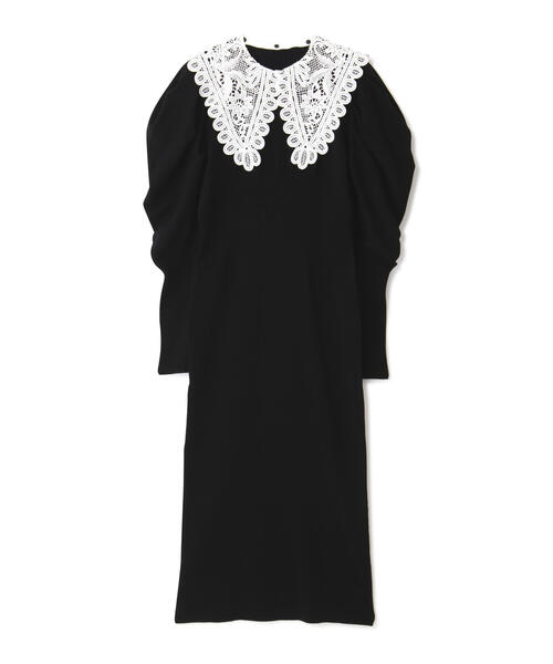 JILL STUART（ジルスチュアート）の「◇レースカラーニットドレス