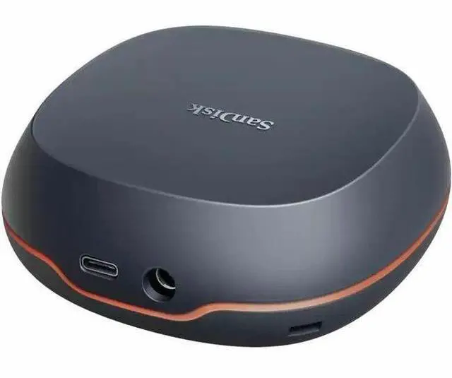 SanDisk® Desk Drive 4TB* USB Type-C™ Desktop External SSD, up to