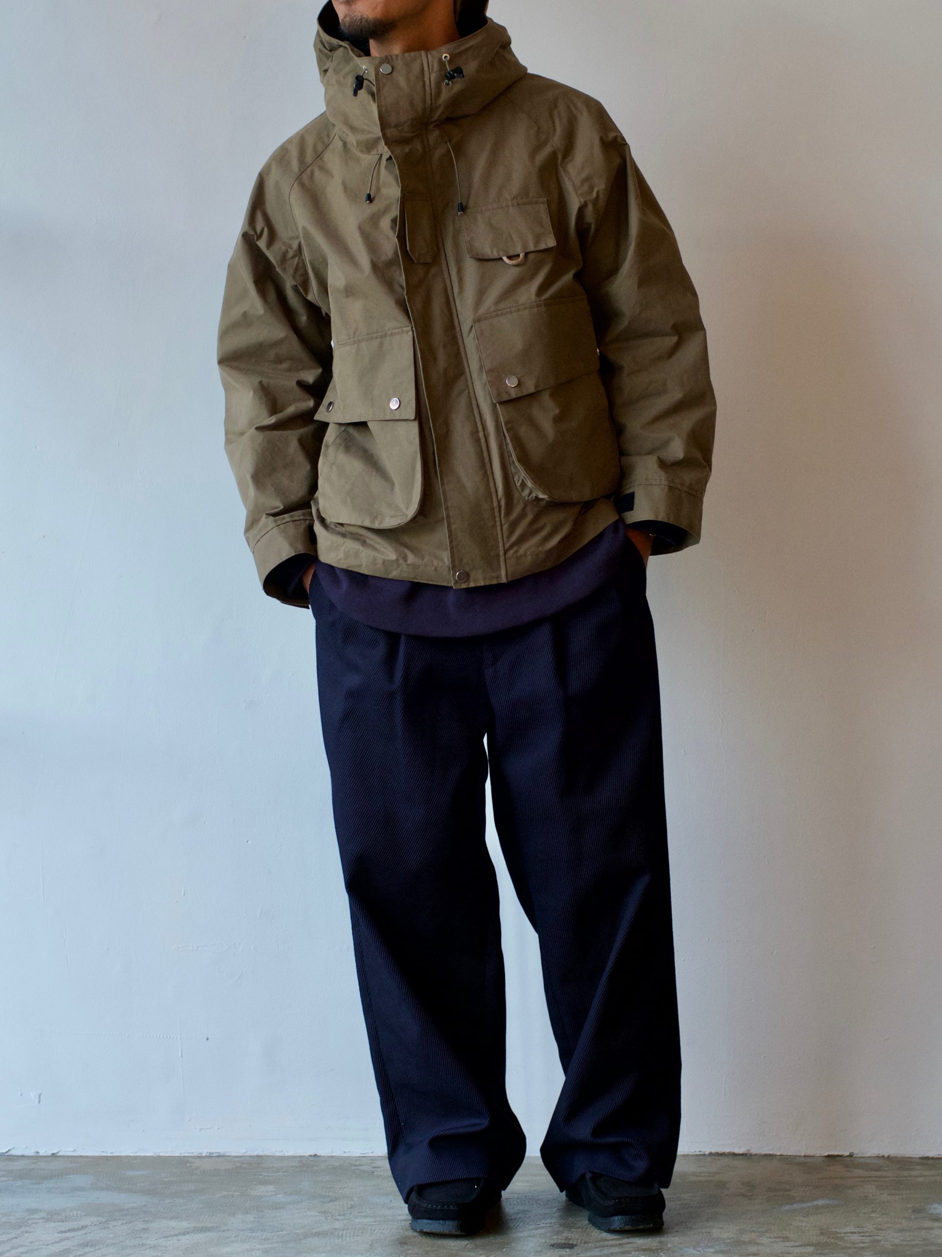 MARKAWARE マーカウェア 22aw “ヘビーオールウェザークロス フーデット