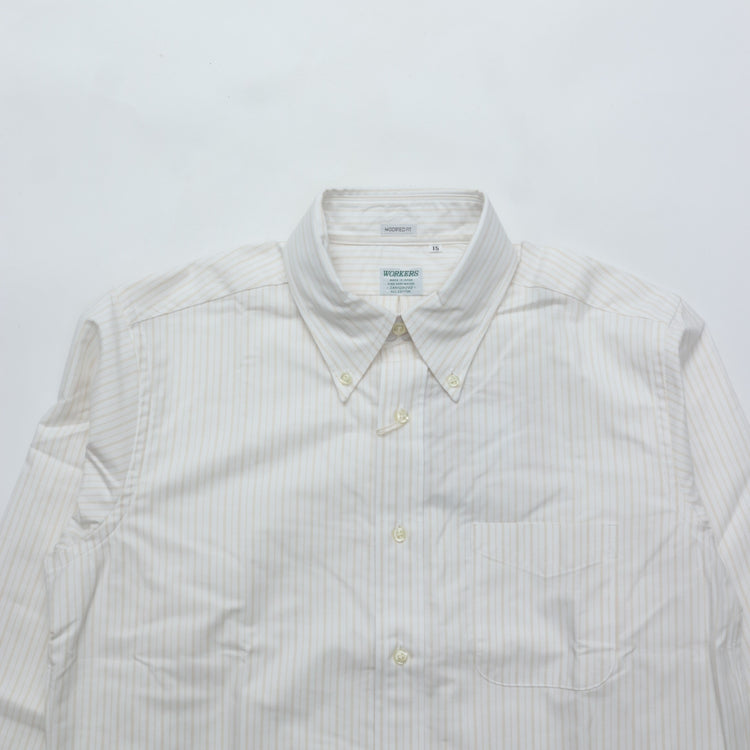 WORKERS / Modified BD Shirt Matilda Stripe Beige – CASDAY / キャスデイ