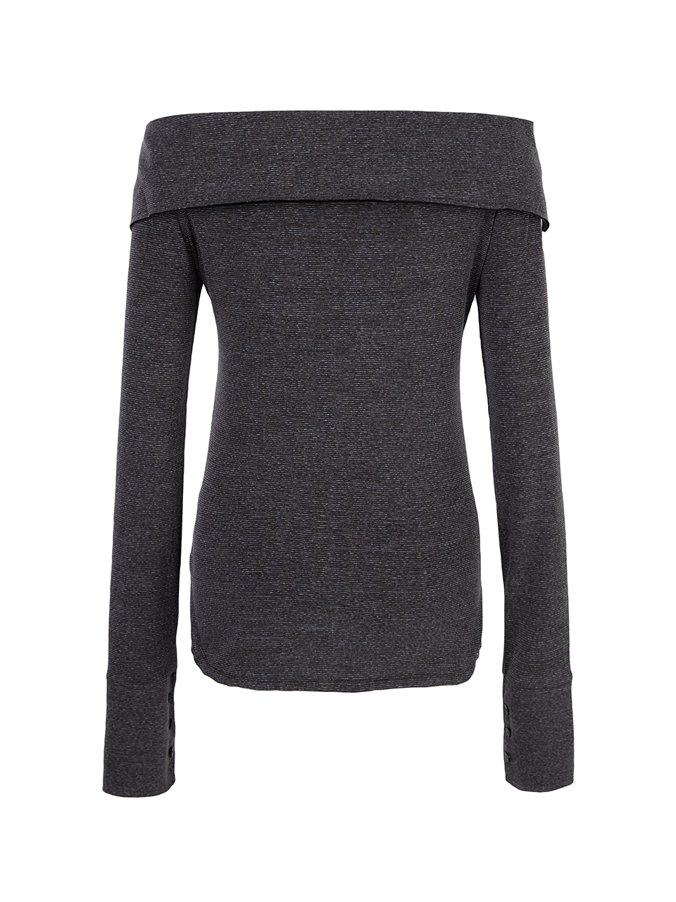 MUSINSA公式 | CERRIC WRINKLE OFF SHOULDER TOP / BROWN