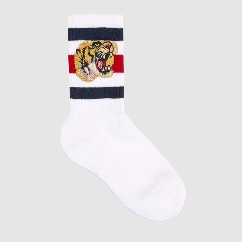 GUCCI】 完売必至☆メンズ☆タイガーソックス（全2色） (GUCCI/靴下
