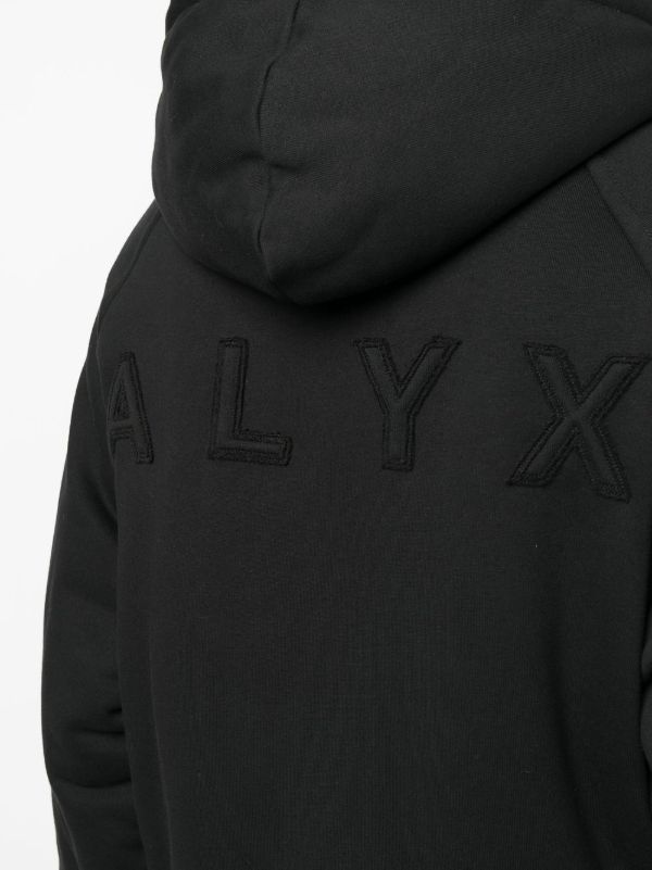 1017 ALYX 9SM ロゴ フーデッド ジャケット | ブラック | FARFETCH JP
