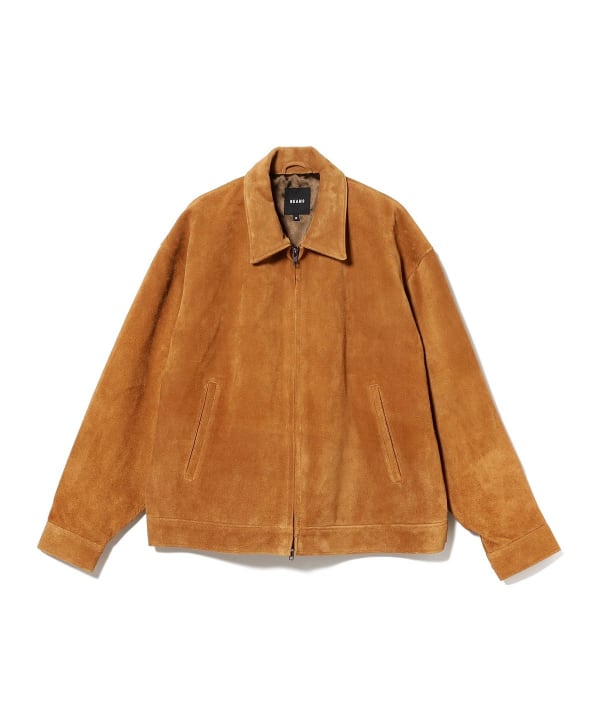 BEAMS（ビームス）Suede Zip Blouson（ブルゾン レザーブルゾン）通販