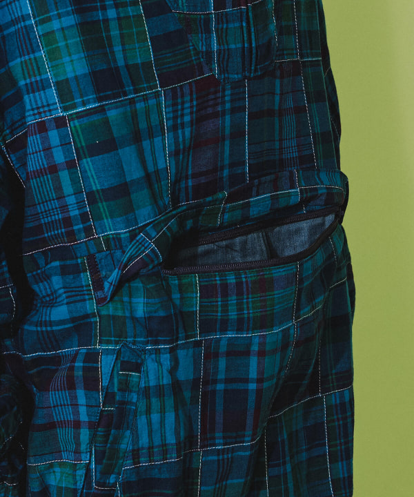 BEAMS JAPAN（ビームス ジャパン）パッチワーク アノラック（ブルゾン