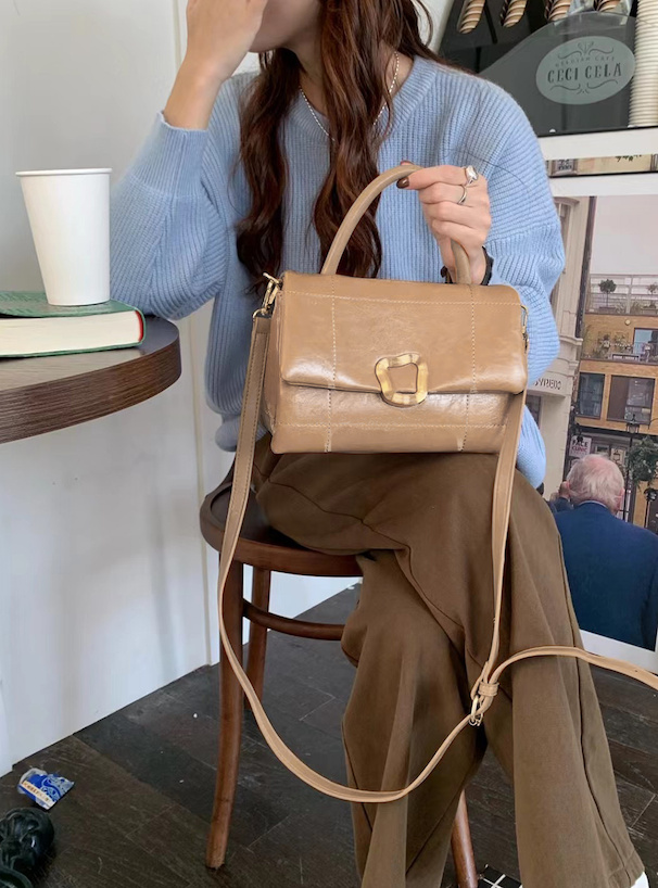 2Wayレザーフラップショルダーバッグ[at1973] | レディース