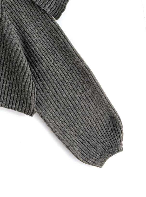 アシンメトリービッグカラーニットトップス[lt34] | レディース