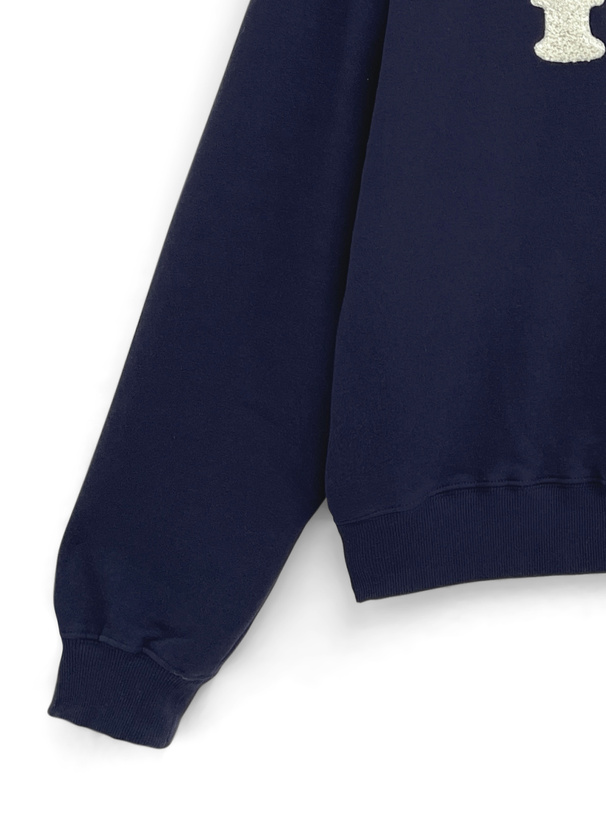 サガラ刺繍ロゴスウェットトップス[ze878] | レディースファッション