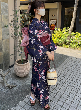 花柄浴衣セット[gi1521] | レディースファッション通販のグレイル(GRL