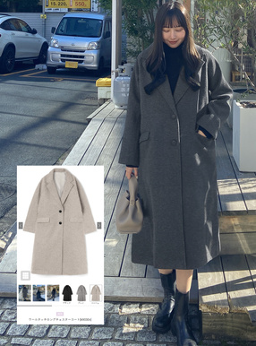 ウールタッチロングチェスターコート[k9030v] | レディース