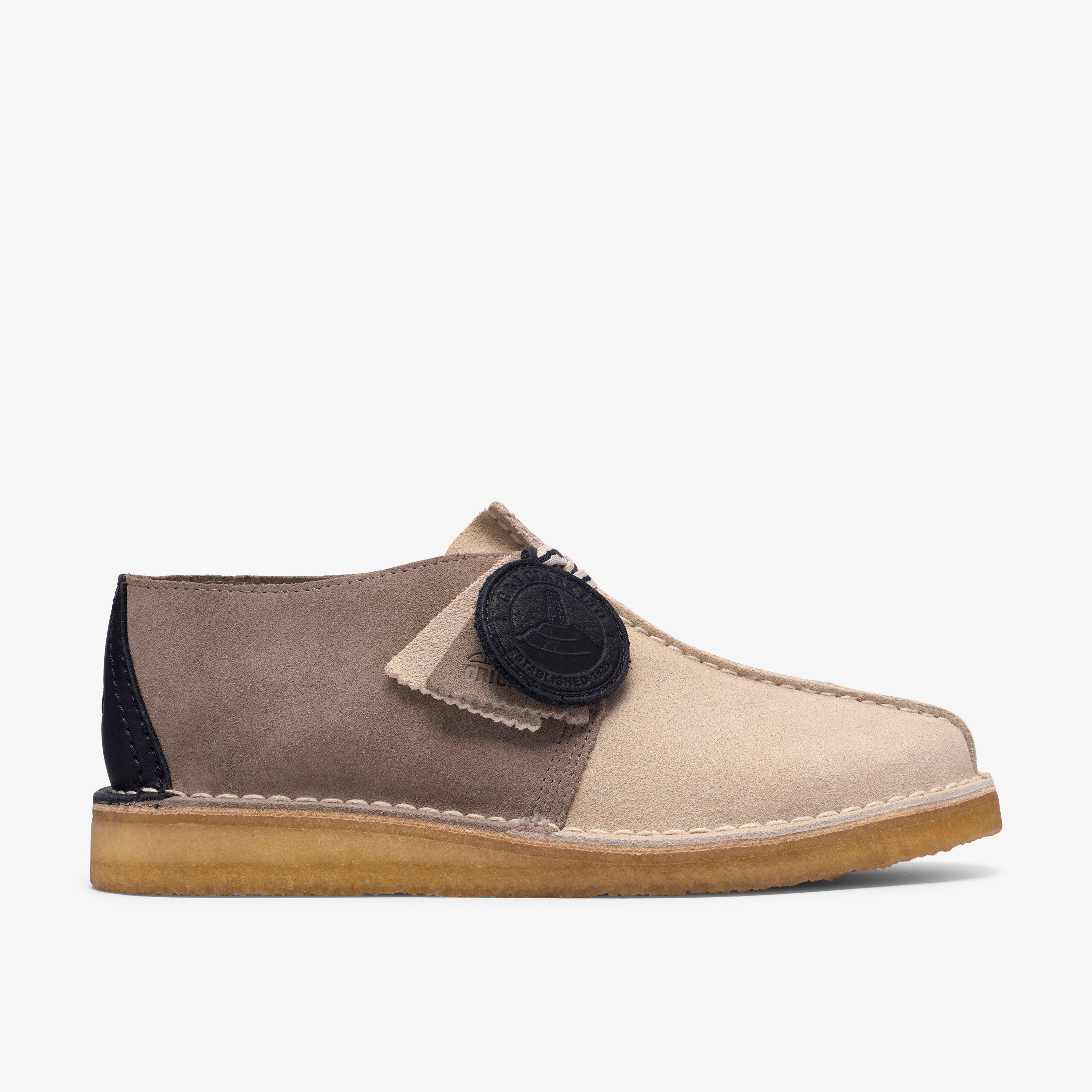 Mens Desert Trek Grey Combination Desert Trek | Clarks