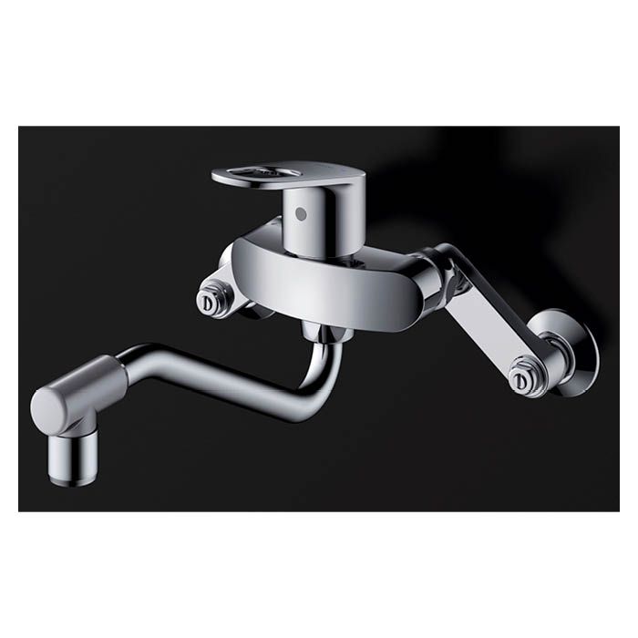 TOTO 壁付シングルレバー混合栓 TKY01304Jの通販｜キッチン用壁出し