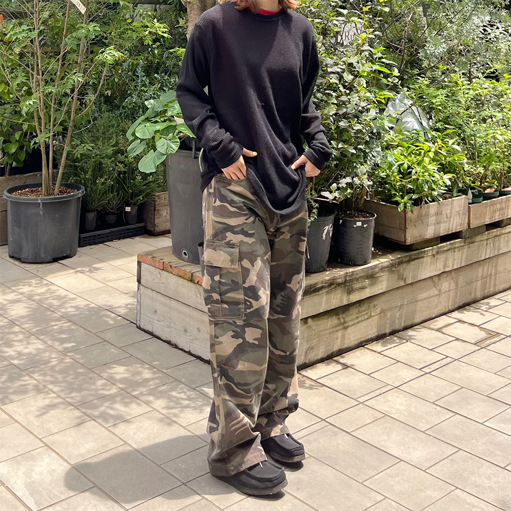 ユニセックス) カモフラージュカーゴパンツ | ファッション通販サイト NUGU