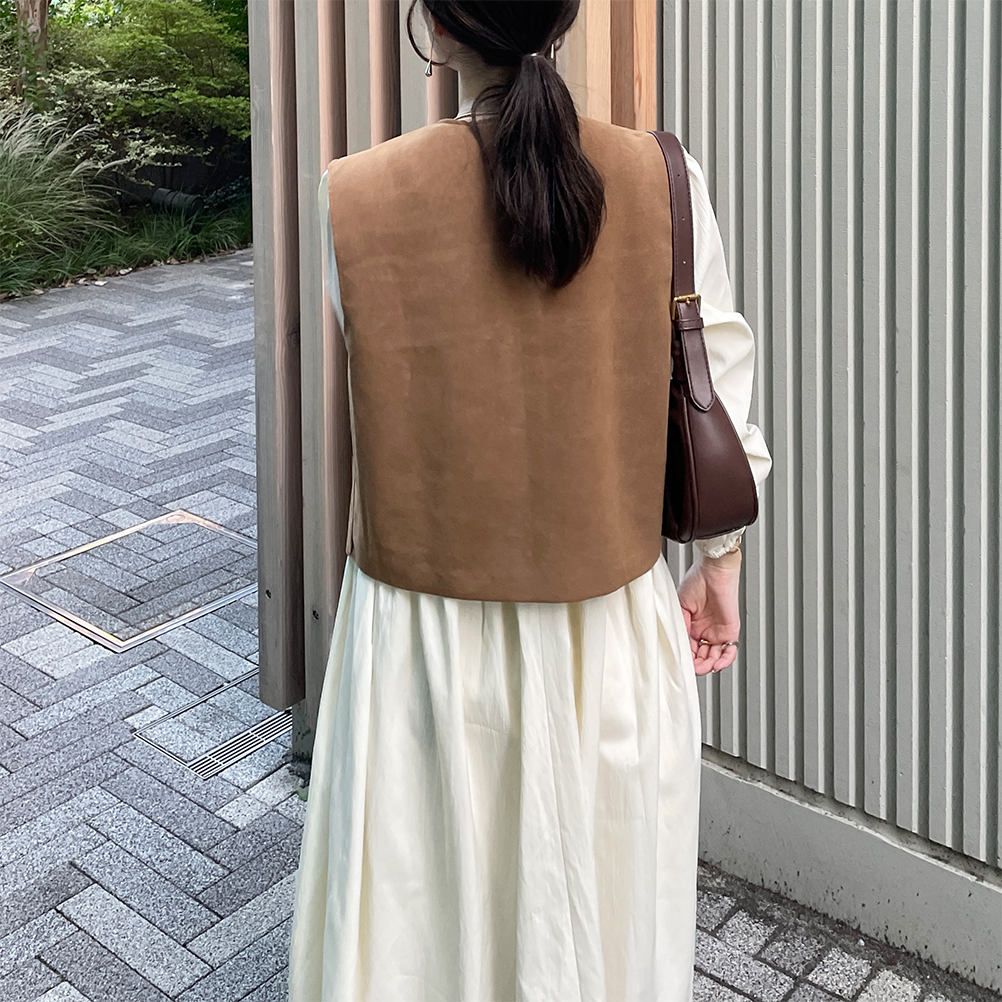 シンプルスエードベスト | ファッション通販サイト NUGU