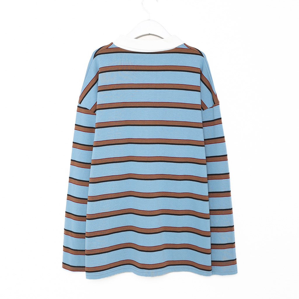 ボーダーカラーロンT | ファッション通販サイト NUGU