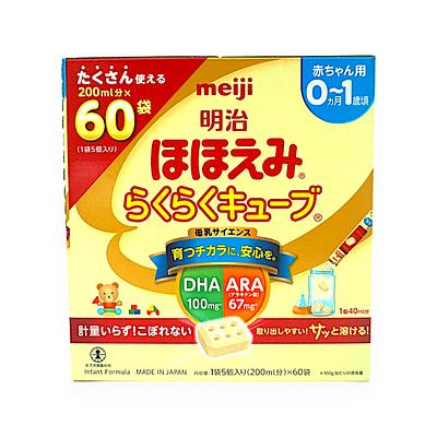 明治 ほほえみらくらくキューブ 60袋(0ヵ月~1歳頃) | SocToc