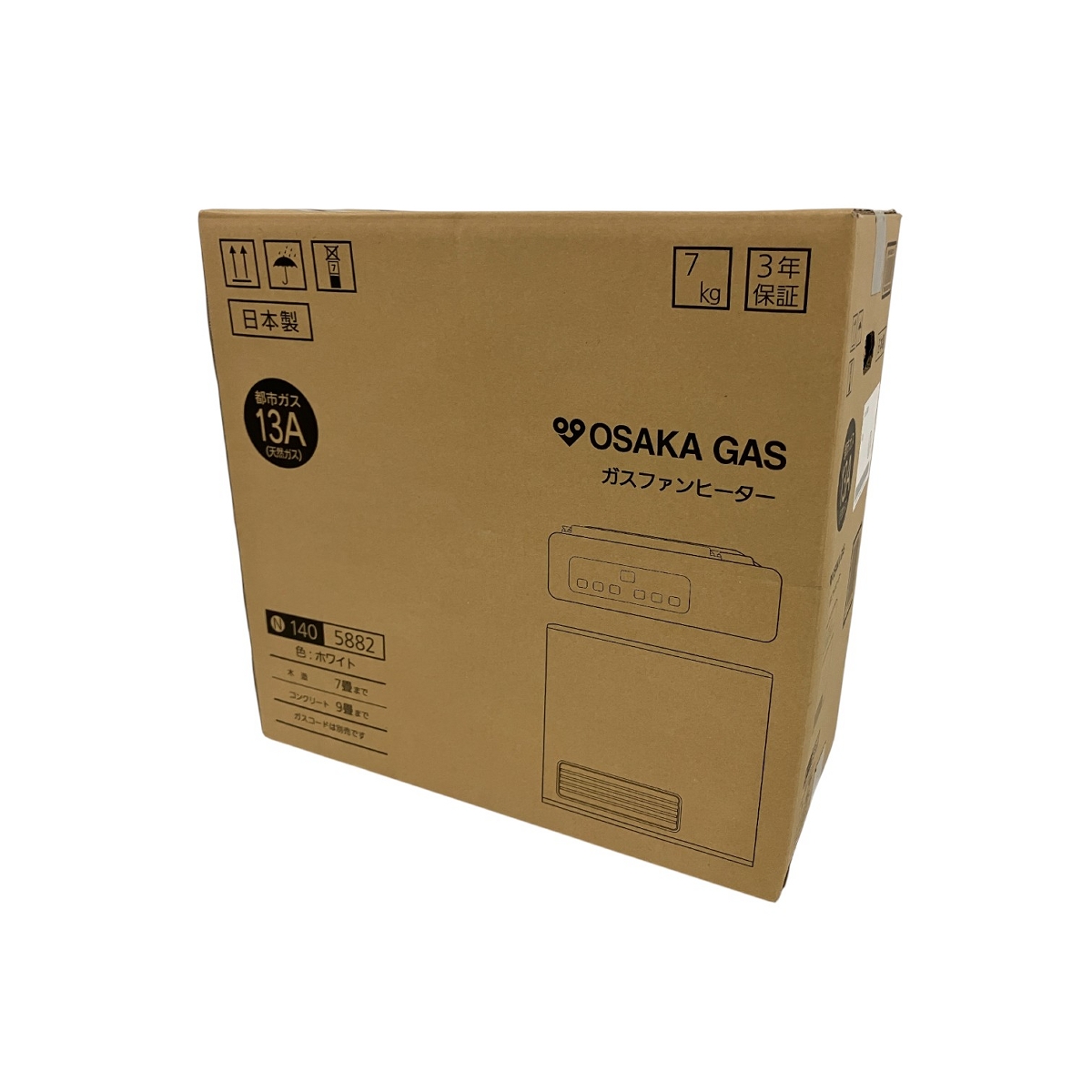 大阪ガス ファンヒーター 未使用」の買取実績・相場-ファンヒーター