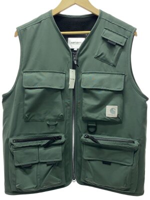 Carhartt(カーハート) / STUSSY VEST/ロゴ刺繍/ダック地/ベスト/L