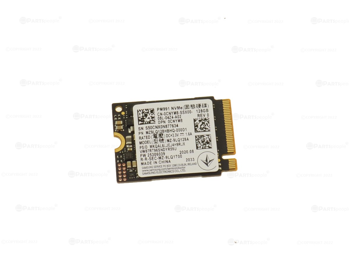 Samsung PM991 128GB NVMe PCIE SSD M.2 Hard Drive CNYM8